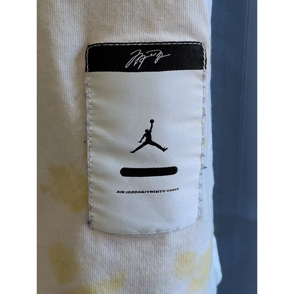Jordan Air Jordan Tie-Dye Graphic Print T-Shirt Men's‎ Size Medium 100% Cotton